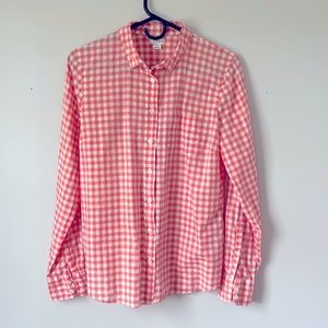 J.Crew Factory lightweight cotton button up shirt women’s